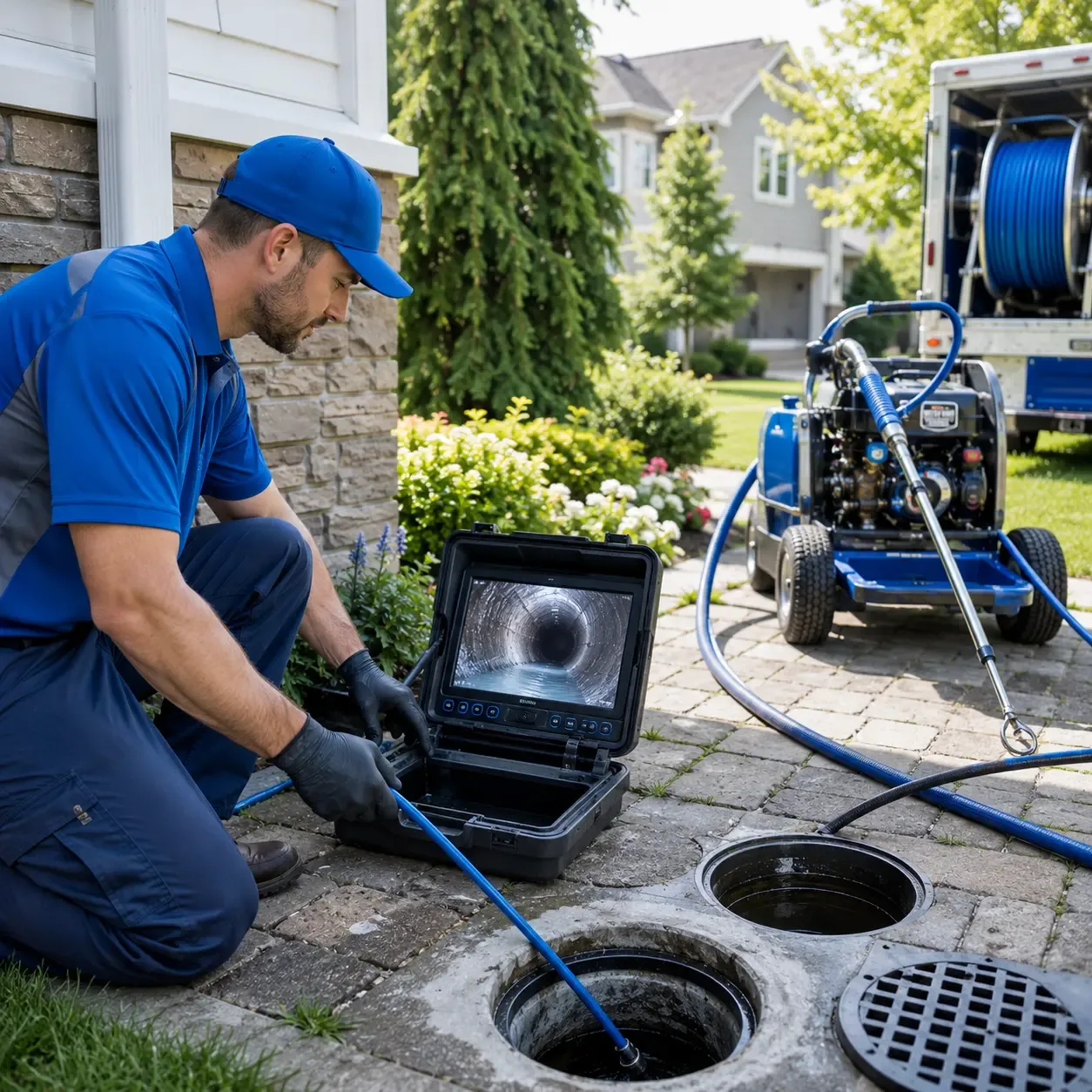 Outdoor drain cleaning professionals serving Center Harbor, NH